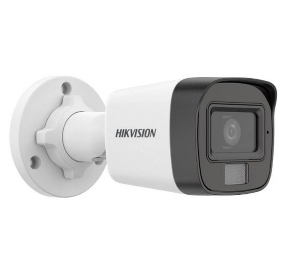 Hikvision DS-2CE16D0T-LPFS 2mp 2.8mm Sabit Lens Dahili Sesli Hybrid Light 4in1 IR Bullet TVI Kamera ürün görseli 1