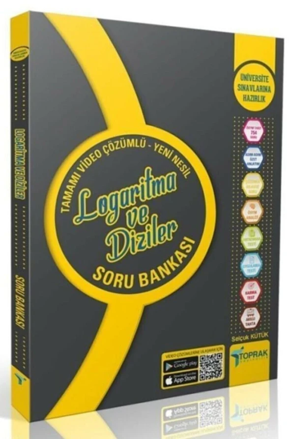 Toprak Yayıncılık Logaritma Ve Diziler Soru Bankası ürün görseli 1