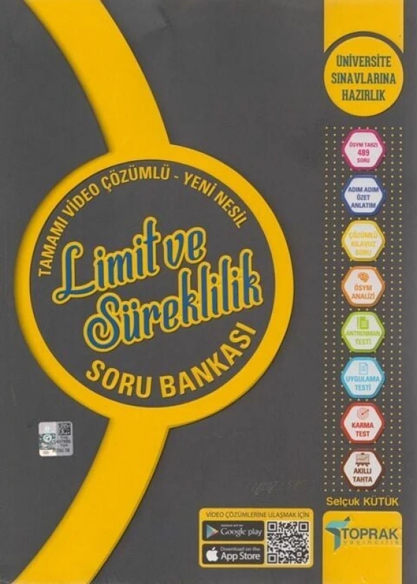 Toprak Yayıncılık Limit ve Süreklilik Soru Bankası ürün görseli 1