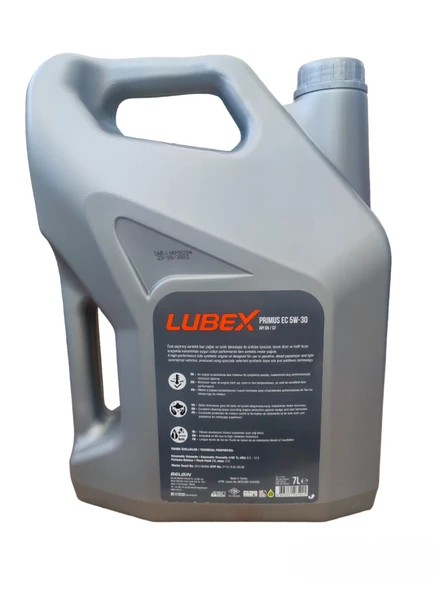 LUBEX PRIMUS EC 5W-30 7 LT ürün görseli 1