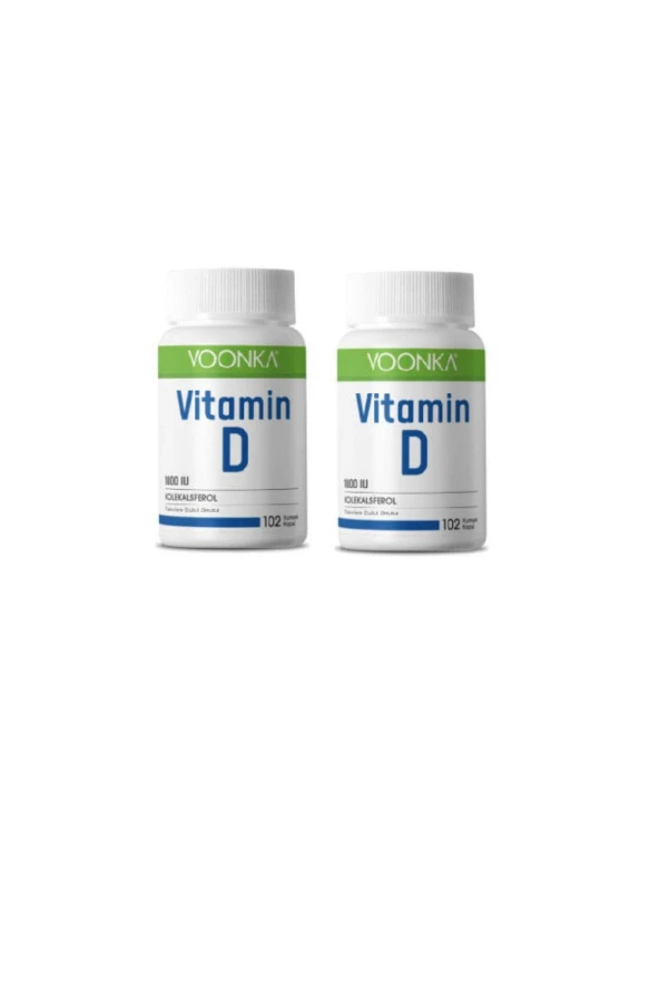 Voonka Vitamin D 90 Yumuşak Kapsül 2 Kutu ürün görseli 1