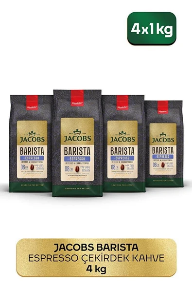Barista Editions Çekirdek Kahve Espresso 1 Kg X 4 Paket ürün görseli 1