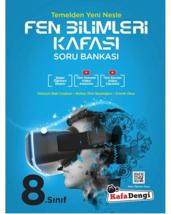 Kafa Dengi 8. Sınıf LGS Fen Bilimleri Kafası Tümü Video Çözümlü Soru Bankası ürün görseli 1