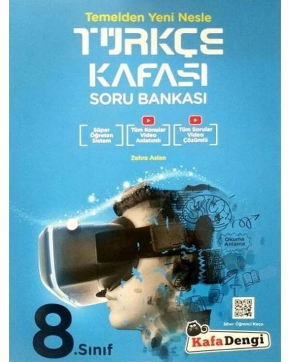 Kafa Dengi 8. Sınıf LGS Türkçe Kafası Tümü Video Çözümlü Soru Bankası ürün görseli 1