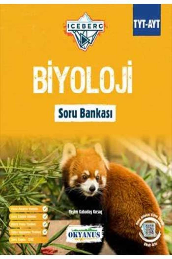 TYT AYT Iceberg Biyoloji Soru Bankası Okyanus Yayınları ürün görseli 1