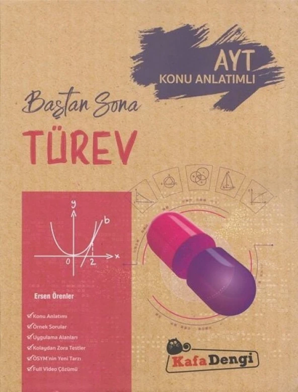 Kafa Dengi AYT Türev Baştan Sona Konu Anlatımlı ürün görseli 1