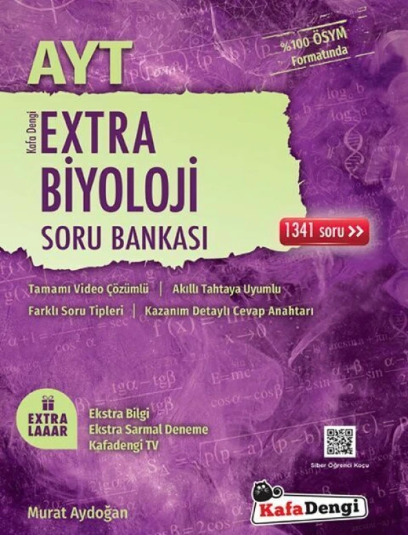 Kafa Dengi Yayınları AYT Biyoloji Extra Soru Bankası ürün görseli 1