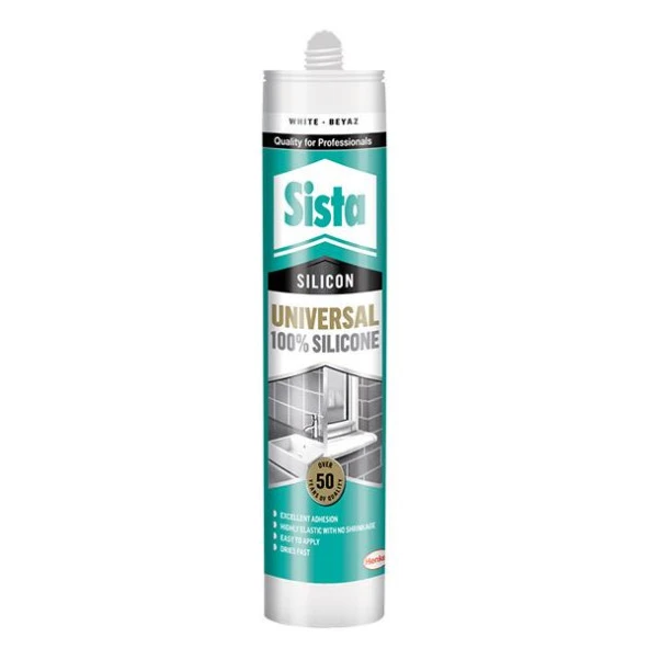 Sista Üniversal Beyaz Silikon 280 ml ürün görseli 1
