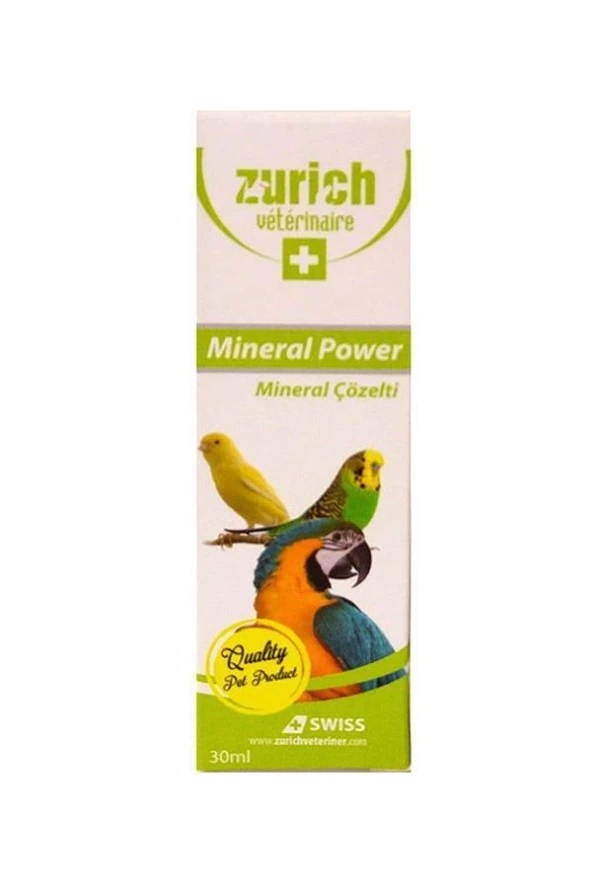 Zurich Veterinaire Kuş Mineral Çözelti 30 Ml ürün görseli 1