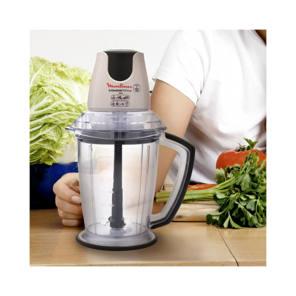 Moulinex DJ4701 4 Bıçaklı Elektrikli 1,5 lt Doğrayıcı Rondo ürün görseli 1