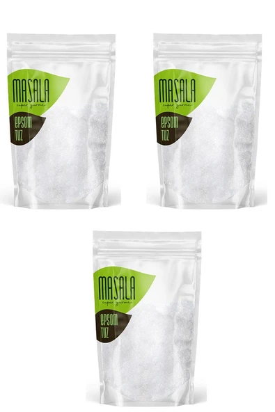 3 Adet Epsom Tuz 1 kg (İngiliz tuzu- magnezyum sülfat) magnesium sulfate ürün görseli 1