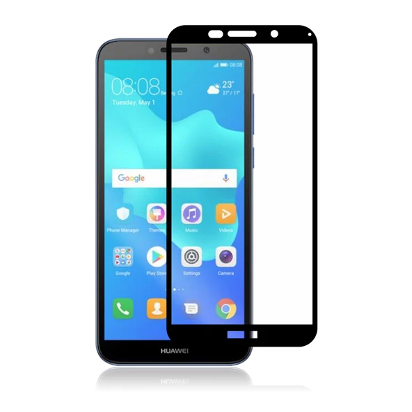 Bufalo Huawei Y5 2019 Ekran Koruyucu 6D Nano Tam Kaplayan Siyah ürün görseli 1