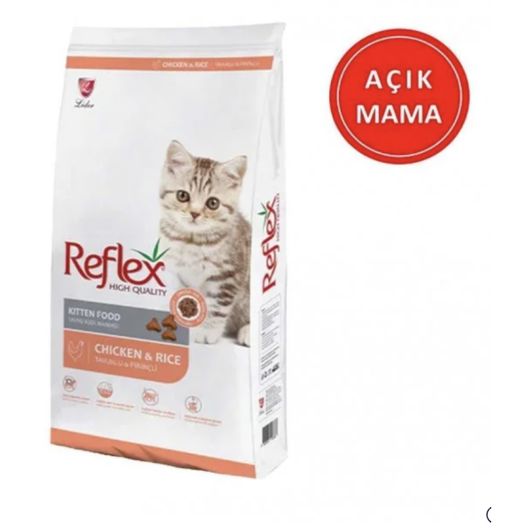 Reflex Kitten Tavuklu Yavru Kedi Maması 2 kg AÇIK ürün görseli 1