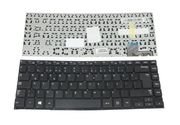 Samsung NP530U4B-S02TR, NP530U4C-S05TR Notebook Klavye (Siyah TR) ürün görseli 1