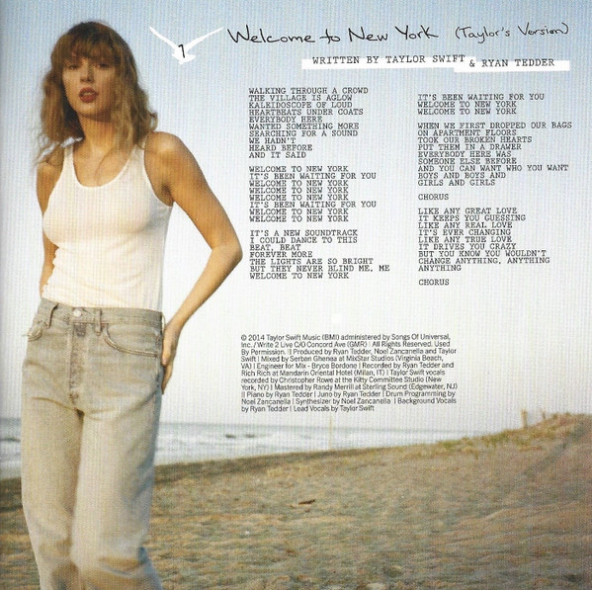 TAYLOR SWIFT - 1989 (TAYLOR'S VERSION) (AQUAMARINE GREEN EDITION) (CD) - Resim 4
