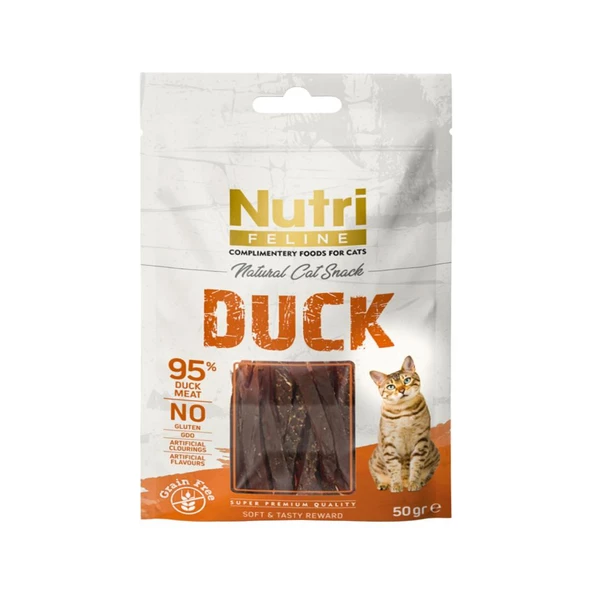 Nutri Feline Tahılsız 50 Gr Ördek Etli Kedi Ödülü 1Adet ürün görseli 1