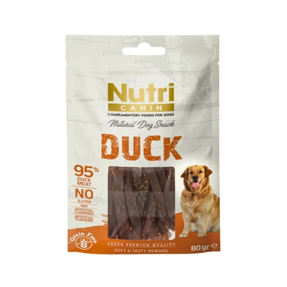 Nutri Canin Tahılsız 80 Gr Ördek Etli Köpek Ödülü 1 Adet ürün görseli 1