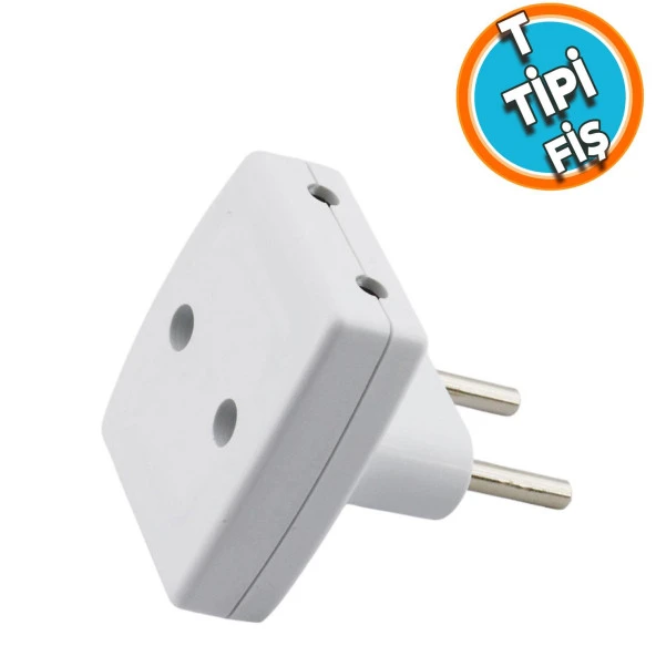 T Fiş Priz Golyat Çoklu Grup Priz Çoğaltıcı Üçlü Golyat Elektrik Prizi 3lü ürün görseli 1