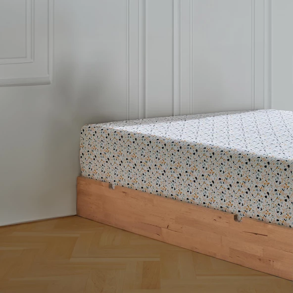 Soley | Mix & Match | Mosaic | %100 Pamuklu Çift Kişilik 240 x 260 Çarşaf ürün görseli 1