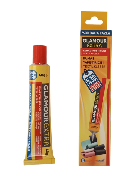 Glamour Extra Kumaş Yapıştırıcısı, Tekstil Kleber- 30 Gr ürün görseli 1