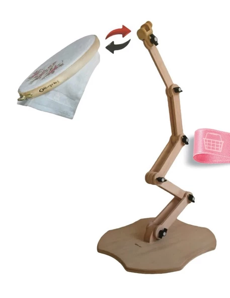 Nurge Ayaklı Kasnak Standı, Ayarlanabilir - 5 Eklemli ürün görseli 1