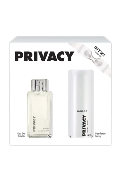 Privacy Women Edt 100 Ml Kadın Parfüm + 150 Ml Deodorant Set ürün görseli 1