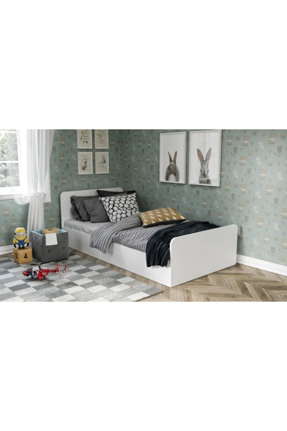 KZNMOB HOME Tek Kişilik Mdf Karyola - 100cm X 200cm ürün görseli 1