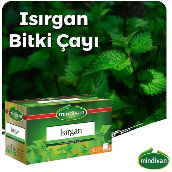 Mindivan Isırgan Çayı 20'li Bitki Çayı - Resim 2
