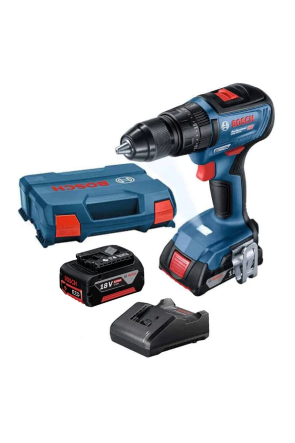 Bosch GSR 18V-50 1x2.0Ah+1x5.0Ah Çift Akülü ürün görseli 1