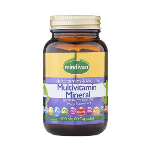 Mindivan Multivitamin 60 x 500 mg ürün görseli 1