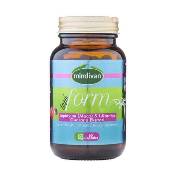 Mindivan Lepi Form Lepidyum& L-Carnitin 60 x 500 mg ürün görseli 1