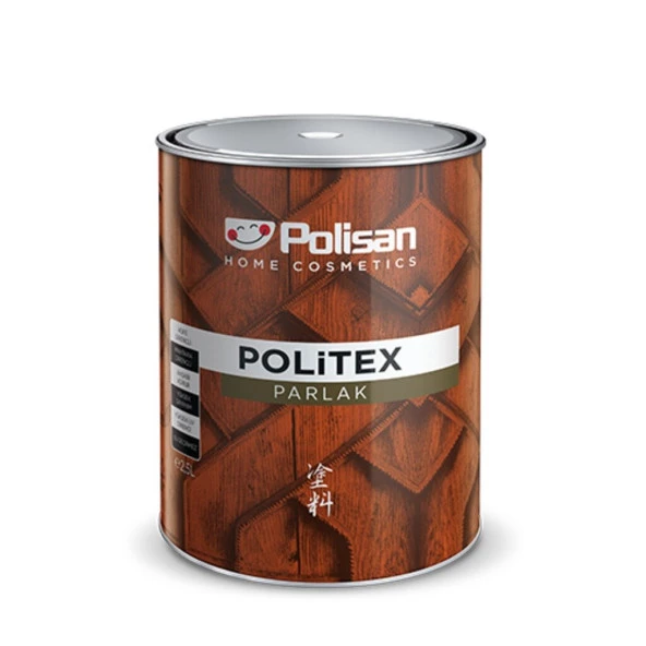 Polisan Politex Lüx Vernik Ahşap Koruyucu Parlak Renksiz 0,75 LT ürün görseli 1