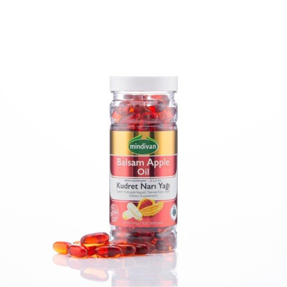 Mindivan Kudret Narı Yağı Soft Jel Kapsül 1000 mg 100'lü ürün görseli 1