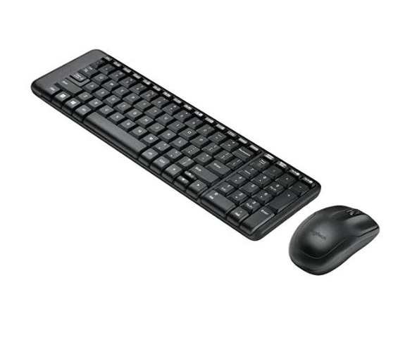 Logitech MK220 Q Türkçe Kablosuz Standart Siyah Klavye+ Mouse - Resim 4