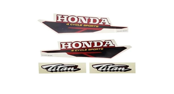 Honda Titan Etiket Takımı Siyah (1996-99) ürün görseli 1