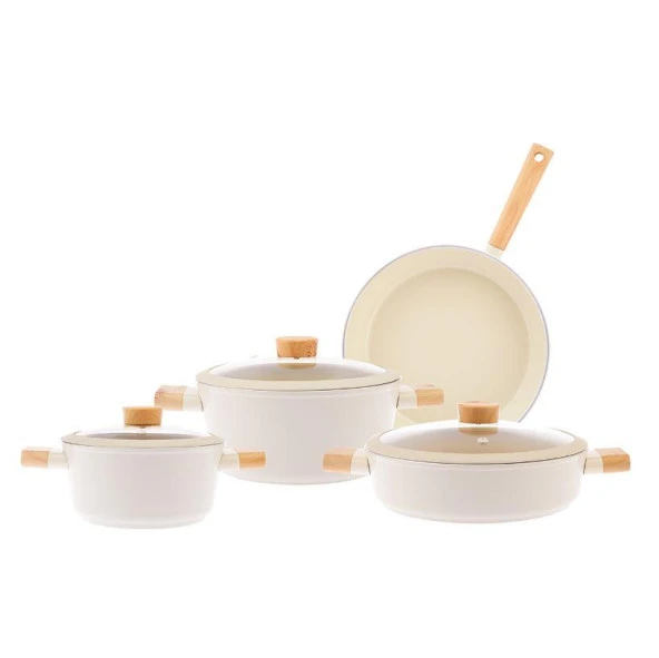 Emsan Swiss Crystal 7 Parça Tencere Seti - Resim 3