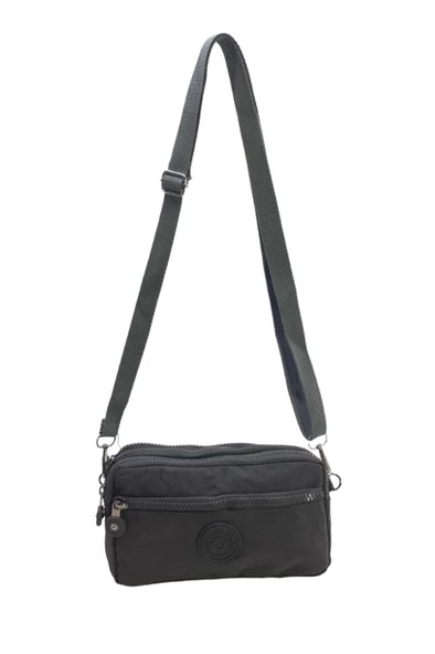 Klinkır Kumaş Mini Çapraz Askılı Kadın Çanta 571 Collection Yağmur Geçirmez El Çantası 20*10 Cm ürün görseli 1