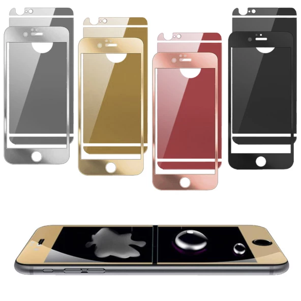 Bufalo iPhone 6 PLUS / 6s PLUS Aynalı ÖN+ARKA Cam Ekran Koruyucu ürün görseli 1