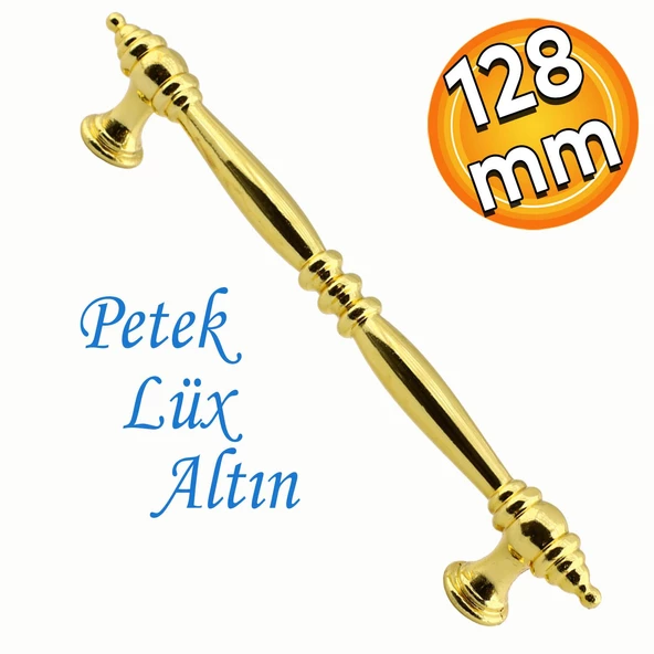 Petek Lüx Altın Mutfak Mobilya Çekmece Dolabı Dolap Kulpu Kulbu Düz Metal Kulp Kulpu 128 Mm Kulpları ürün görseli 1