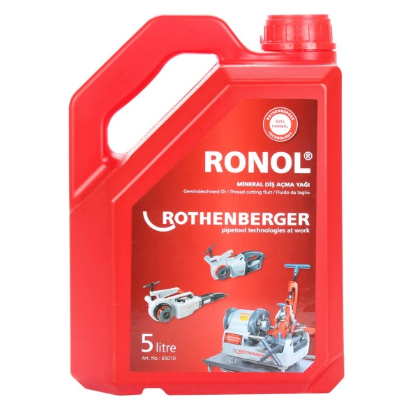Rothenberger Pafta Yağı 5Lt Diş Açma Yağı 65010 ürün görseli 1