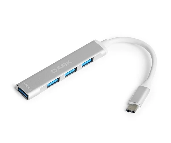 Dark Connect Master X4 USB C To 4 Port USB3.0 Usb Çoklayıcı DK-AC-USB310C ürün görseli 1