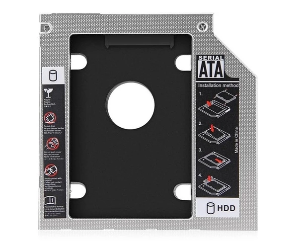Qport Q-HDK9 9.5Mm Sata Notebook Hdd/Ssd Uyumlu Çevirici Yuva ürün görseli 1
