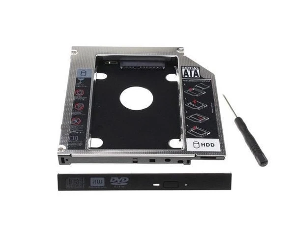 Codegen Codmax Cdg-Hdc-127 12.7Mm Sata Siyah Gümüş Notebook Ekstra Hdd Yuvası - Resim 2