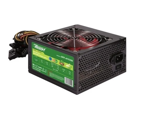 Power Boost Bst-Atx350R 350W Siyah 12Cm Fanlı Power Supply ürün görseli 1