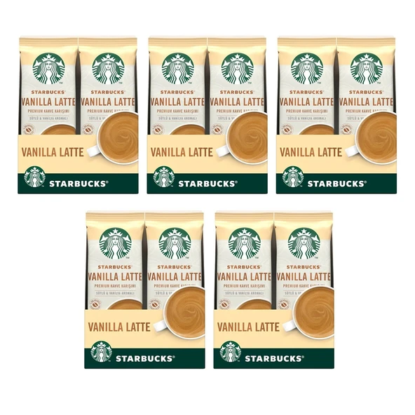 Starbucks Vanilla Latte Premium Kahve Karışımı 21.5 G X 50 Adet ürün görseli 1