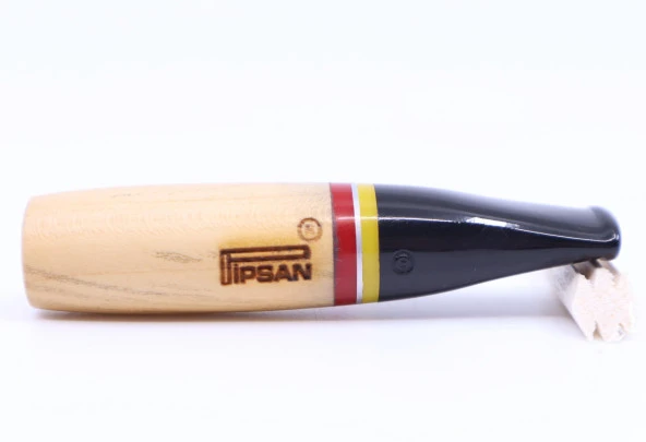 Pipsan Toscanello  Backwoods Ağızlık Naturel - Sarı/Kırmızı Şeritli ürün görseli 1