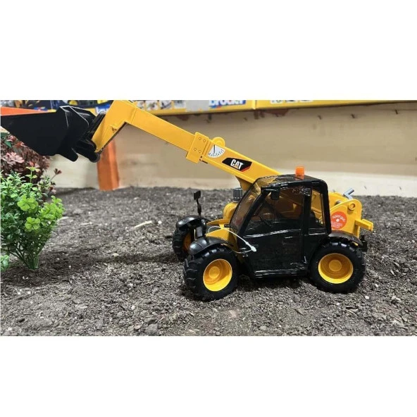 Bruder Caterpillar Oyuncak Kepçeli Teleskopik - Resim 8