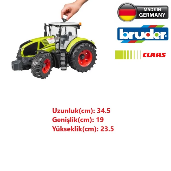 Bruder Claas Axion 950 Oyuncak Traktör - Resim 2
