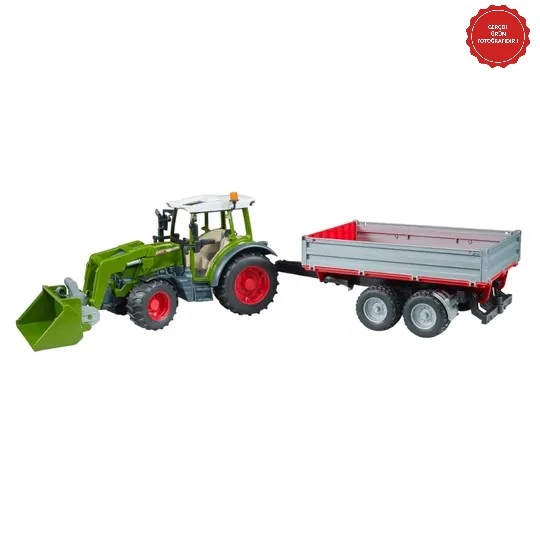 Bruder Fendt Vario 211 Kepçeli Traktör ve Römork Oyuncak ürün görseli 1