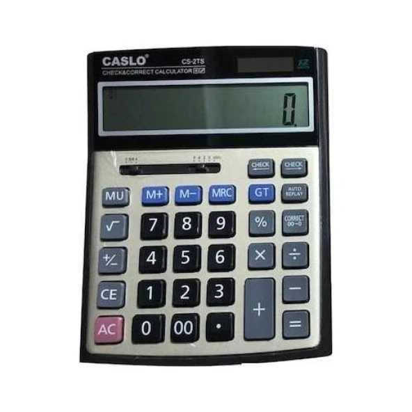 Caslo Csl Cs-2ts 12 Haneli Büyük Boy Hesap Makinesi ürün görseli 1